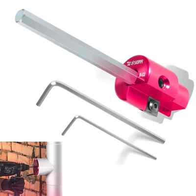 PPR50 1/2'' Head Pipe Fitting Reamer w 1/4'' Hex Shaft For PVC, SCH40, ABS Lines