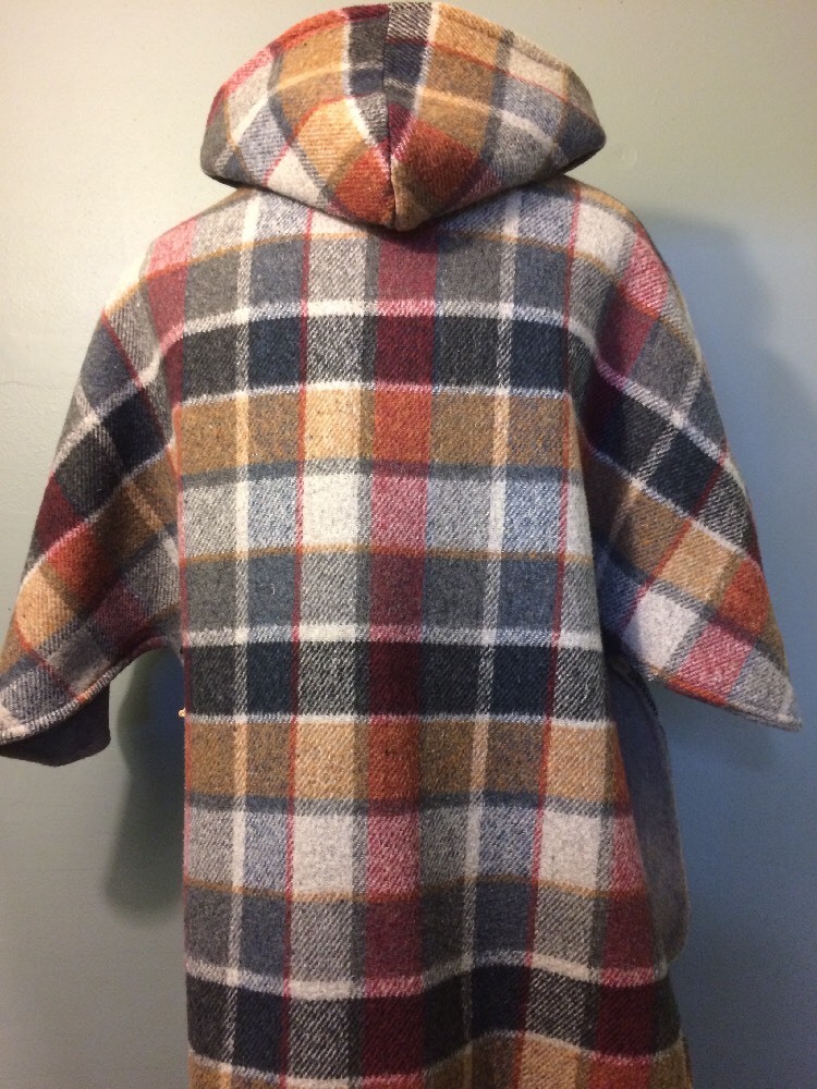 ジャケット・アウター Vintage 60's Wool Hooded Poncho Cape ジャケット・アウター Vintage 60's Wool Hooded Poncho Cape