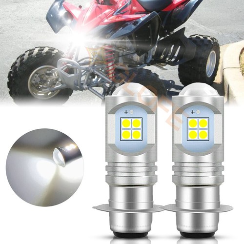 Ampoule LED H6M 6000K Pour Phare Avant Scooter/moto/ATV - 16W, 50 000h - Neuve