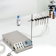 6 Heads Liquid Filling Machine 1-50ml Digital Control Automatic Bottle Filler