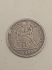 1889 Seated Liberty Silver Dime 10c - Philadelphia Mint