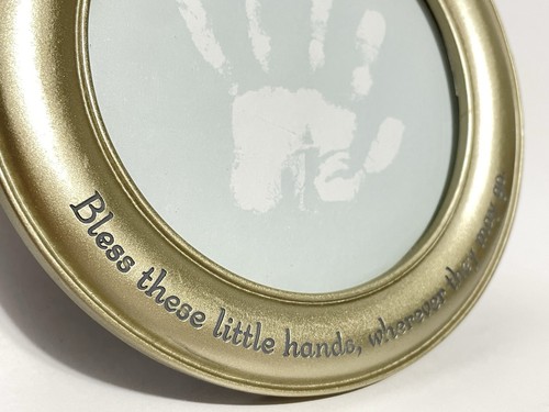 My Baptism Picture Frame - Hallmark, Round Bronze Design - Picture 5 of 11