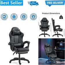Gaming Chair, Racing Style Office High Back Ergonomic Conference Work Chair R...