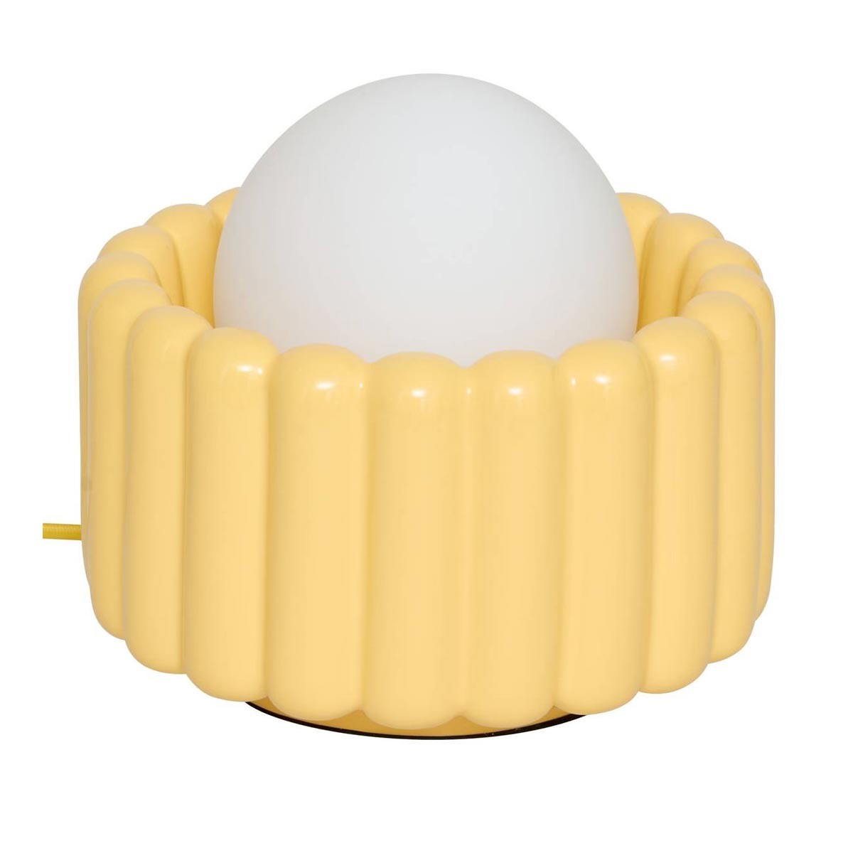 Applique jaune Lotta 23cm | Lampe design moderne pour mur