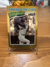 Topps Heritage Turn Back The Clock Ichiro Suzuki MVP Gold /50 #337 Mariners