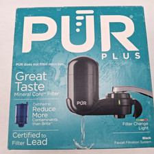 PUR PLUS Faucet Mount Filtration System Black FM2100B