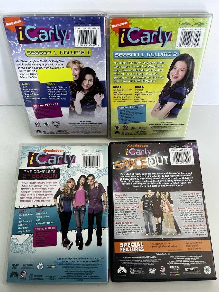 【激レア】iCarly シーズン1〜4DVDコンプリートセット 激レア】iCarly シーズン1〜4DVDコンプリートセット