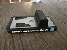 Vintage American Express Credit Card Portable Manual Imprint Machine Slider