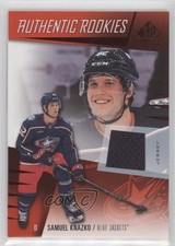 2023-24 Upper Deck SP Game Used Authentic Rookies Jersey Samuel Knazko #242 1kp1