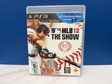 MLB 12 and 11 The Show and 2K10 Major League Baseball Lot of 3 PlayStation 3 PS3