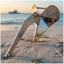 7KG Boat Anchor 316 Stainless Steel (Marine Grade) Delta-Style Anchor Heavy Duty