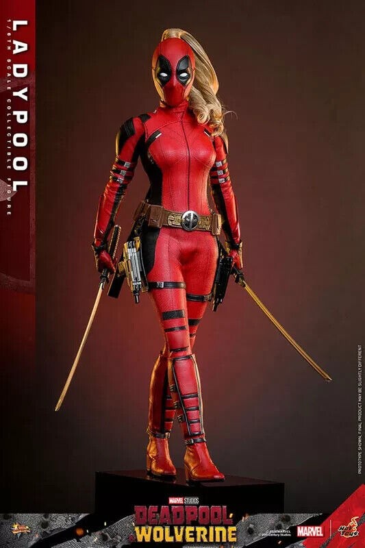 Hot Toys MMS747 Lady Deadpool 1/6 From Deadpool & Wolverine action