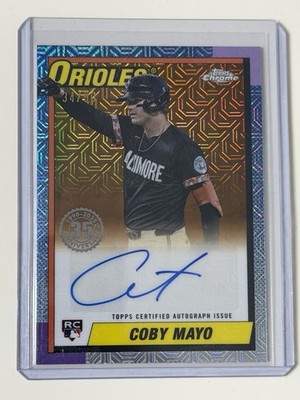 2025 Topps Silver Pack Coby Mayo AUTO  /50