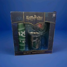 Harry Potter Slytherin Flag Bundle Coaster  Coffee Cup/Mug Set - NIB