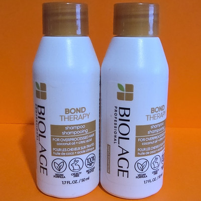 Biolage Bond Therapy Bond Repair Shampoo Vegan, Overprocessed Hair, 1.7 oz Lot 2
