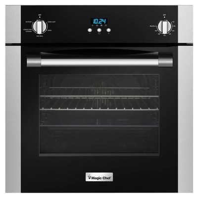 Magic Chef MCSWOE24S 2.2 Cubic Foot Built In Programmable Wall Convection Oven