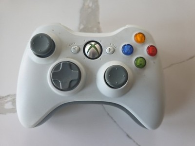 Microsoft Xbox 360 Wireless Controller White OEM Tested Clean