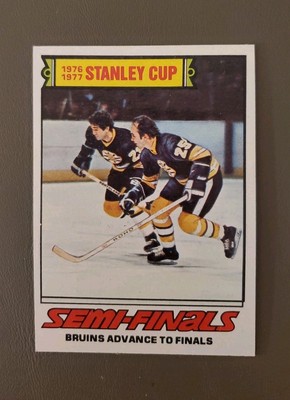 1977-78 Topps #263 Semi Finals 76-77 Boston Bruins Advance to Finals NHL Card NM