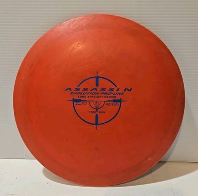 Gateway Discs Assassin First Run Rare Vintage Long Straight Driver Red 169g