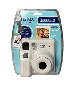 Fujifilm Instax Mini SE Instant Film Camera + Film Bundle Contains 10 Sheet Film