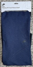 New Nike Therma-Fit Tech Fleece Winter Scarf Unisex O/S Navy FQ1258-436