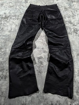 vintage low rise leather pants hysteric glamour japan rick owens