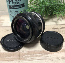 Near MINT w/Caps Nikon Ai Nikkor 24mm f/2.8 Wide Angle MF Lens From JAPAN