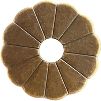 #ad Tiazza 10Pcs Brass Backplate Washers Classical Furniture Decoration Gasket Brass $10.94
