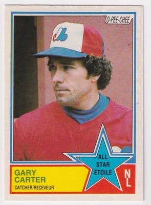 1983 O-Pee-Chee Gary Carter Montreal Expos #314