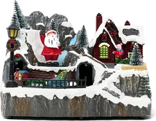 Allgala XH93447 Christmas Village House Crafted Polyresin Christmas House Collec