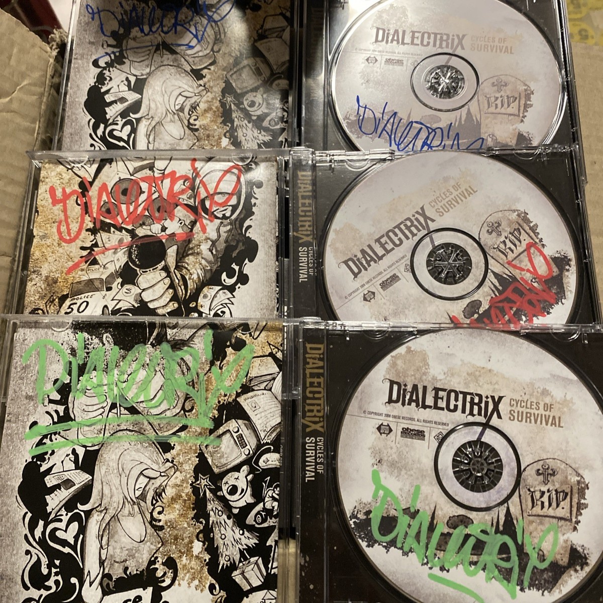 Dialectrix Cycles Of Survival Obese Records Aussie Hip Hop CD - Main Image