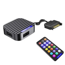 5V 3Pin ARGB Controller Interface Extension Cable HUB Adapter RGB Remote4952