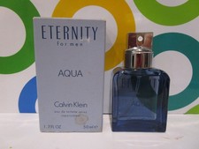 CALVIN KLEIN  ETERNITY FOR MEN AQUA EAU DE TOILETTE SPRAY  1.7 OZ