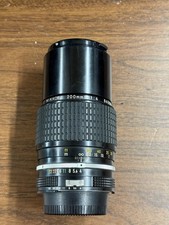 Nikon Nikkor 200mm f/4 AI Manual Focus Telephoto Lens with/ caps free shipping
