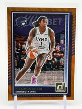 Diamond Miller 2025 Donruss WNBA Orange Lava #17 SN #/199