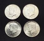 1964 Kennedy Half Dollars-90% Silver-(Lot Of 4 Coins)