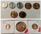 Uncirculated Wheat Pennies Lot plus 2015-S Proof + 2009 commemoratives