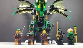 LEGO Ninjago The Green NRG Dragon #70593 Complete w/ Minifigures & Instructions