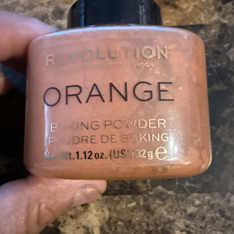 Makeup Revolution Baking Powder Orange 1.12 oz Full size NEW - Image 2 of 4