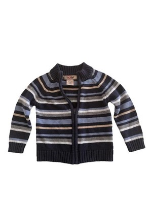 Sky Hawk Vintage Toddler Boys Striped Cotton Sweater 2T