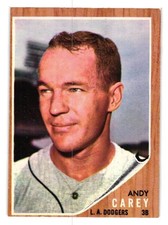1962 Topps - #418 Andy Carey