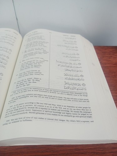 Die Bedeutung des Heiligen Korans von Abdullah Yusuf Ali grünes Leder - Bild 13 von 24