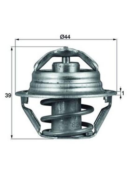 Mahle Thermostat KüHlmittel TX 90 82D FüR Daihatsu Hyundai Suzuki Matiz M250 ET-image