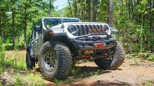 Fab Fours Jl24-b5152-1 Ghost Stubby Bumper Jeep Front