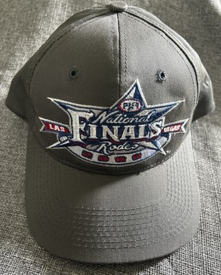 Las Vegas NFR National Finals Rodeo Snapback Cap Hat Embroidered Gray 2000 VTG