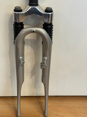 26'' RST Federgabel 255mm 1 1/8'' A-Head Gabelschaft Silber Neu!