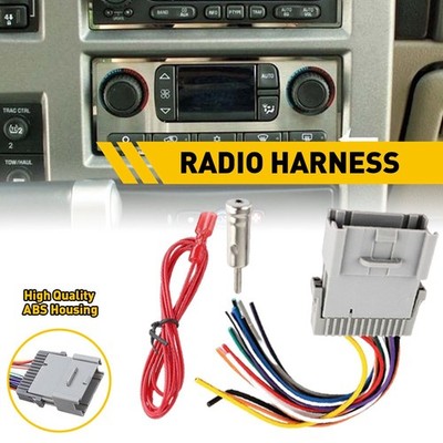 Car Stereo Radio Dash Kit Wire Harness Antenna Adapter For Hummer Cadillac Chevy