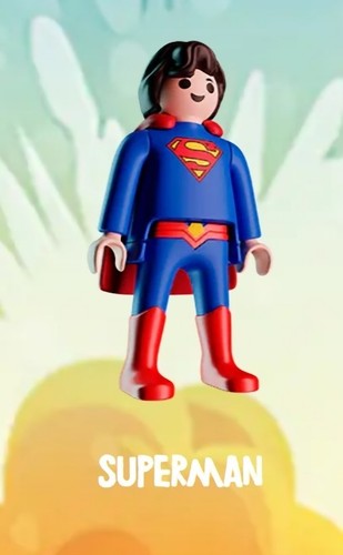 KINDER SORPRESA 2025 PLAYMOBIL DC - SUPERMAN -