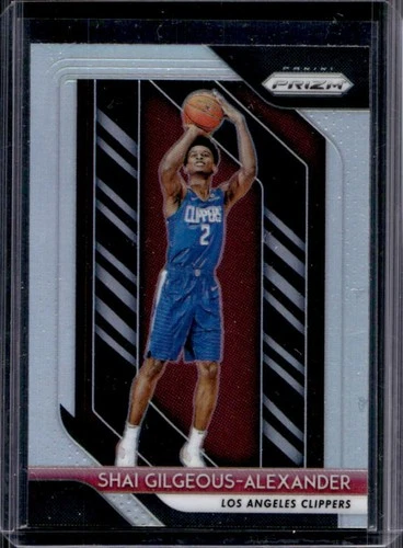 2018-19 Panini Prizm Shai Gilgeous-Alexander Prizm Silver RC #184 Clippers