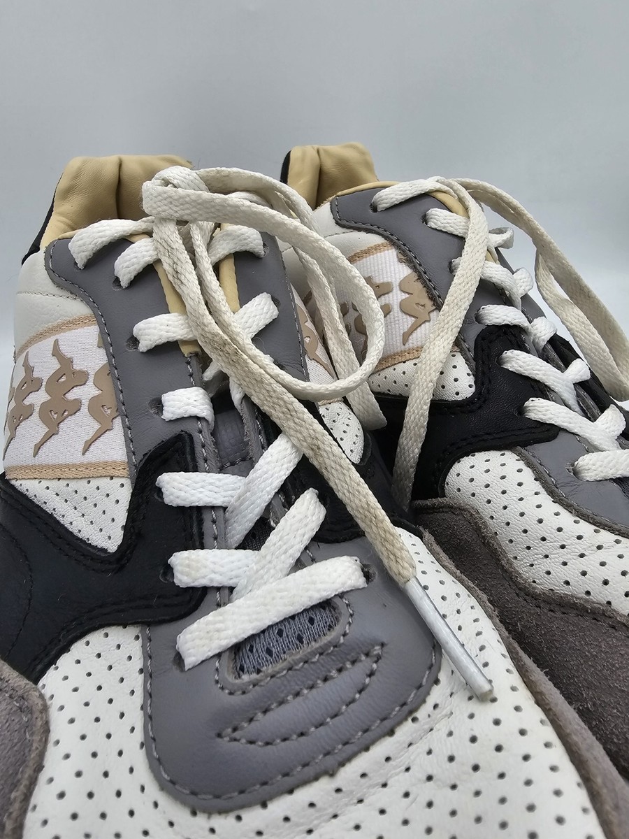Chaussures beige unisexes blanc-blanc cassé Kappa 222 Banda Barsel 5